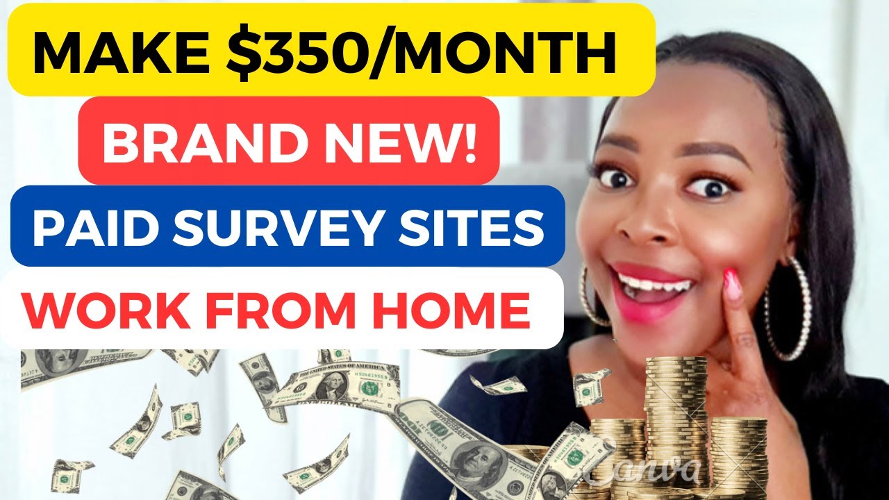 4 Paid ONLINE SURVEY SITES To Try Out In 2023 | Earn Money ONLINE Working From Home #workfromhomejob