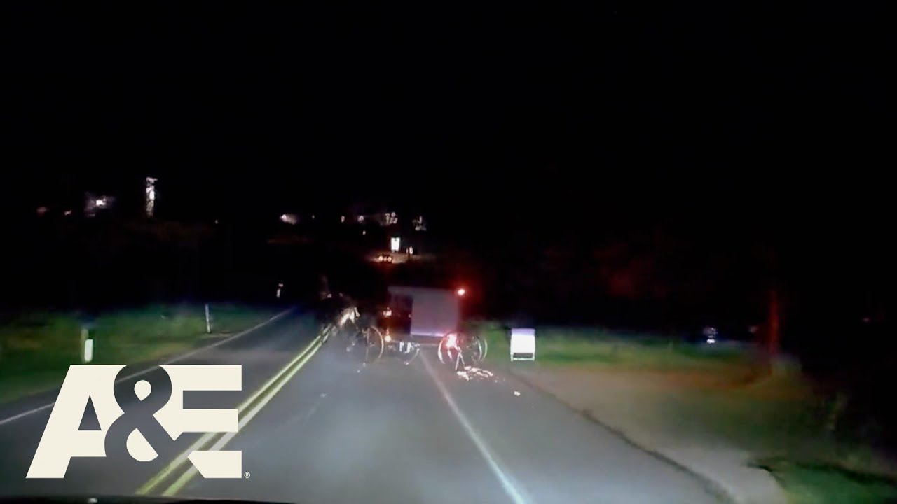 Sparks FLY as Amish Buggy Drifts Around Corner | Road Wars | A&E