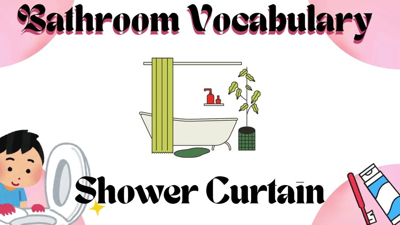 Bathroom Vocabulary for English Learners Basic Bathroom English Words