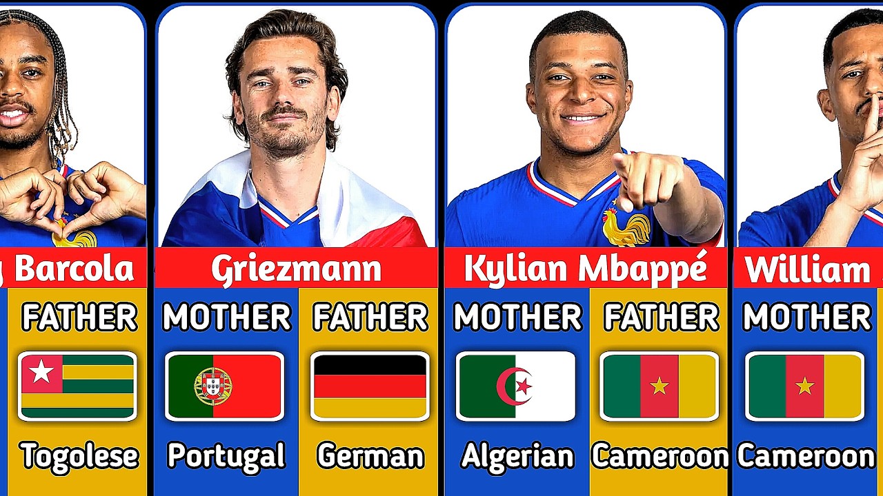 The Origins of FRENCH Football Players
