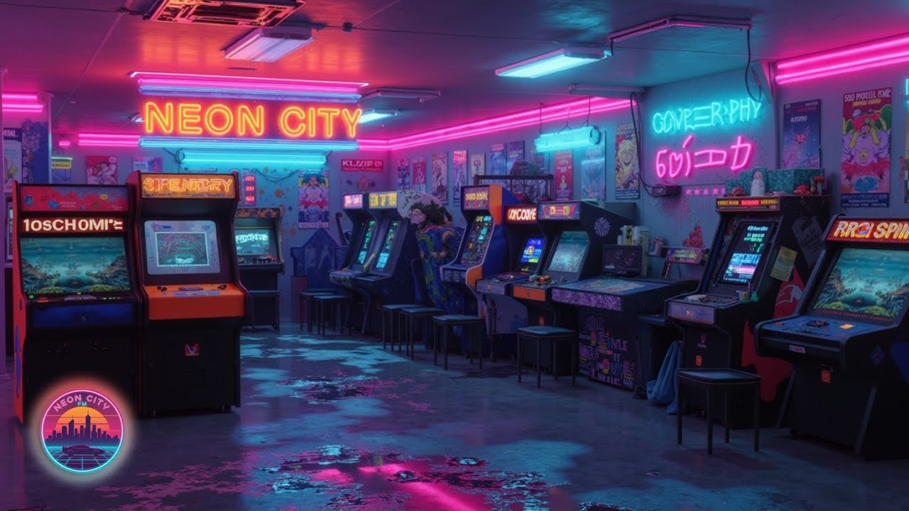 80s Synthwave Radio &bull; Neon City Night Drive Live