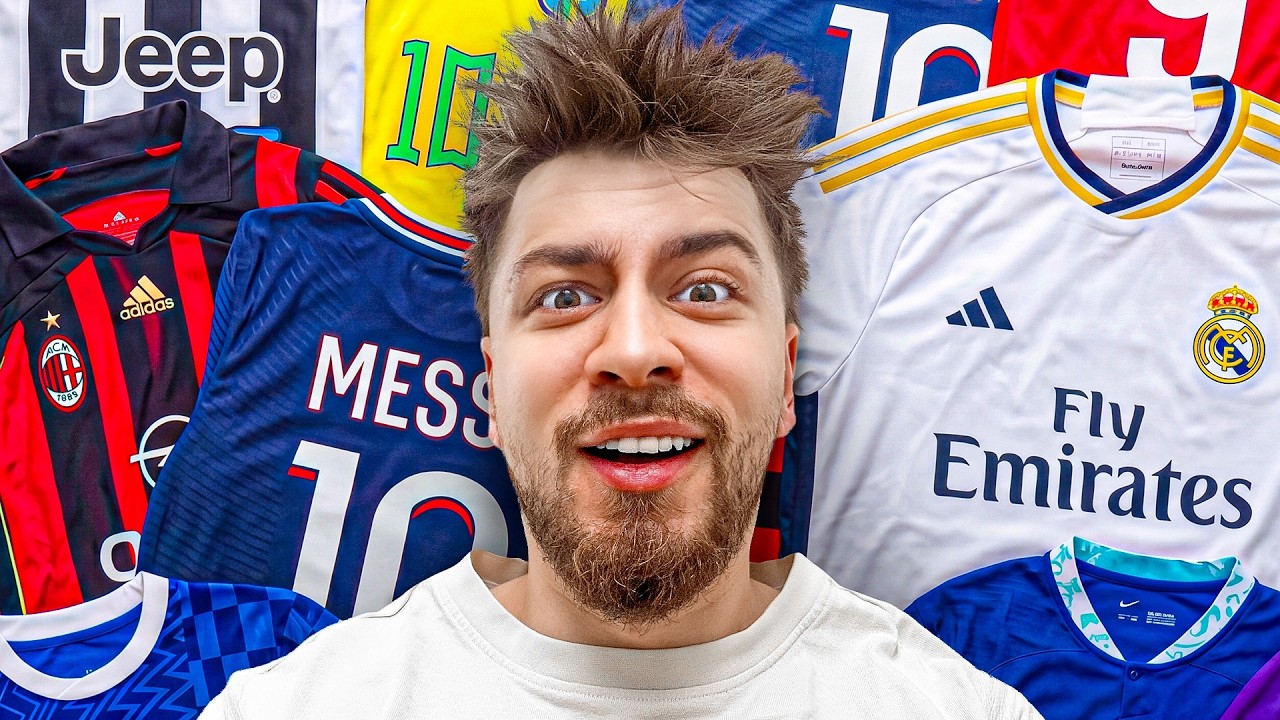 MOJA TAJNA KOLEKCJA KOSZULEK PIŁKARSKICH ⚽