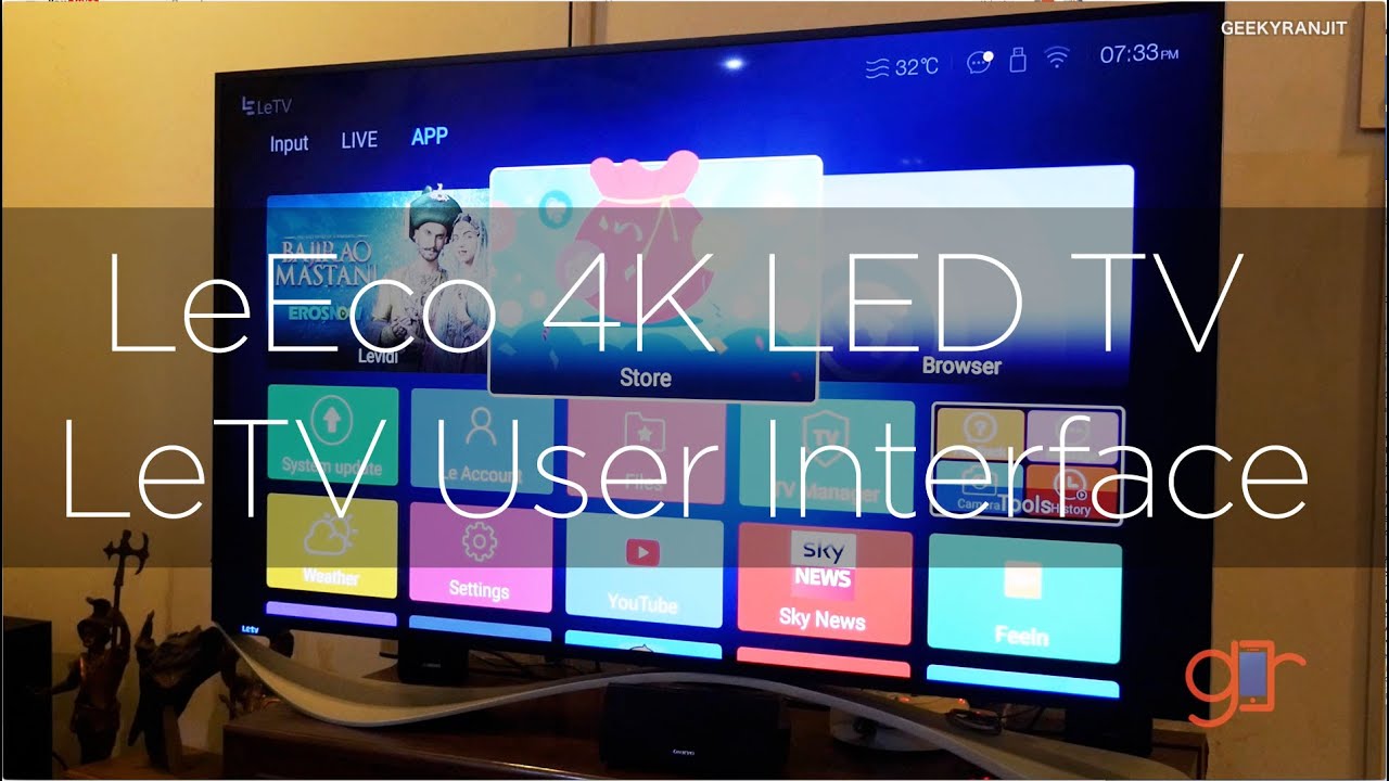 LeEco LeTV 4K Smart TV Features & Interface Overview