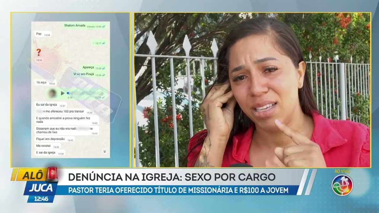 Denúncia na igreja sexo por cargo | ALÔ JUCA | TV ARATU