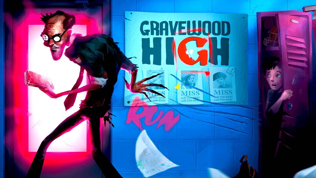 最恐の教師が徘徊する学校からの脱出ホラーゲーム「Gravewood High」