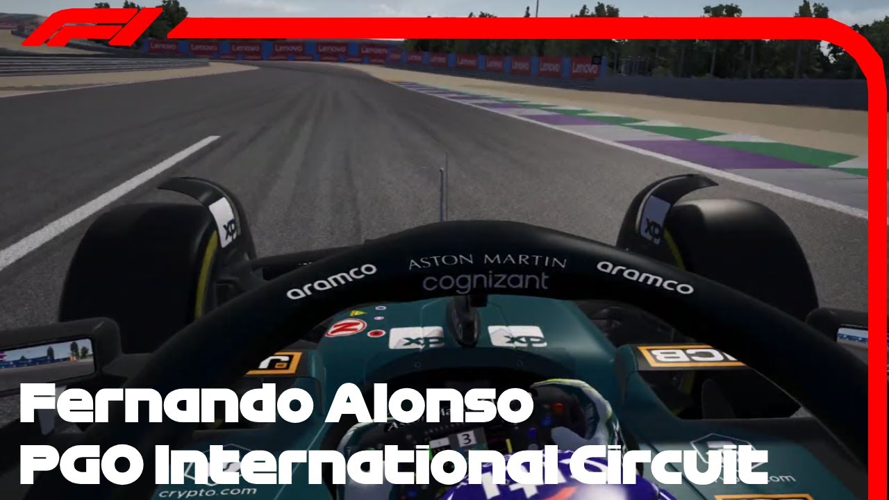 Fernando Alonso at PGO International Circuit ( Fictional Track)