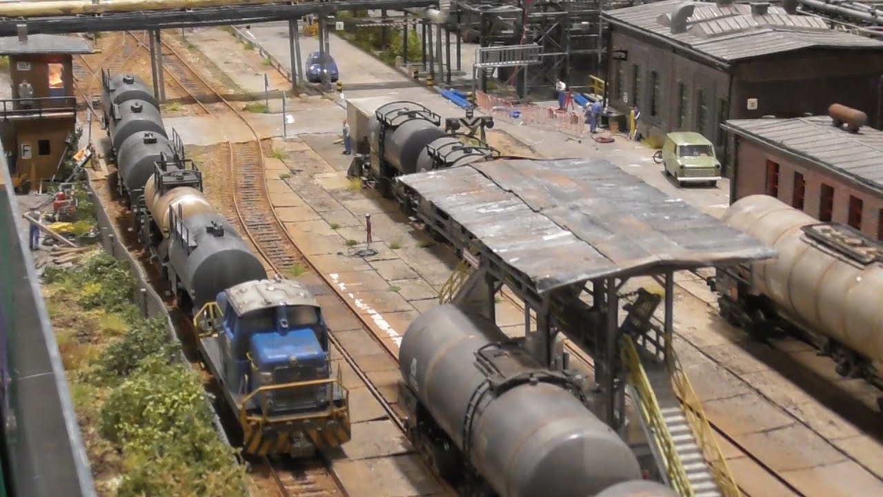 Model Railway H0 Steel Mill of Gerd Otto at Intermodellbau 2021 in Dortmund