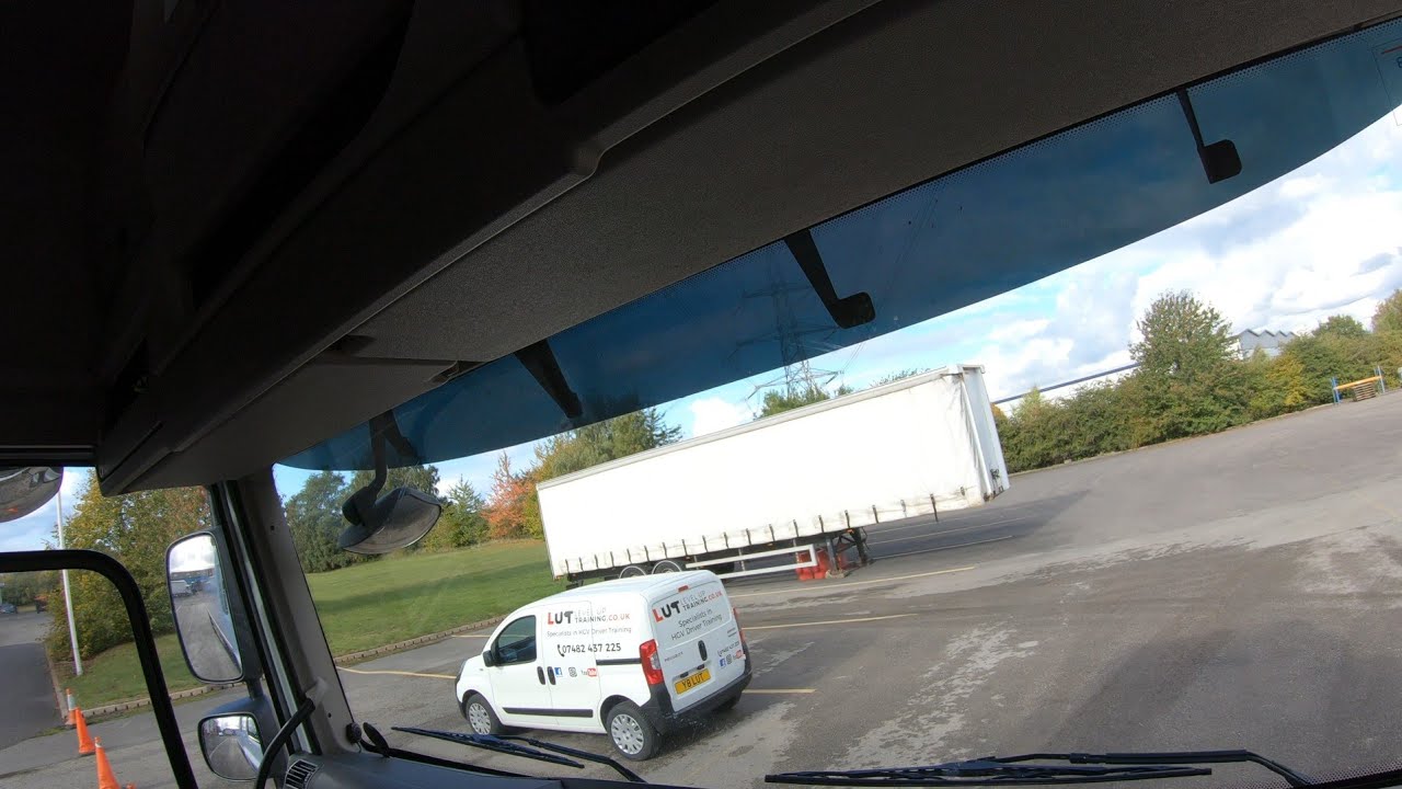Rough Tip Number 4. Blind side reversing in a C+E Artic into a parking bay.