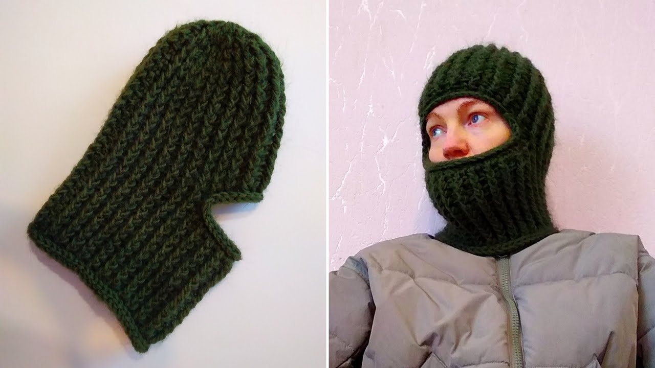 ТРЕНД СЕЗОНА! Балаклава шлем крючком для начинающих. Как связать