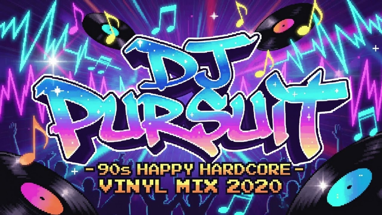 DJ PURSUIT - 90s HAPPY HARDCORE VINYL SET (facebook live 2020)