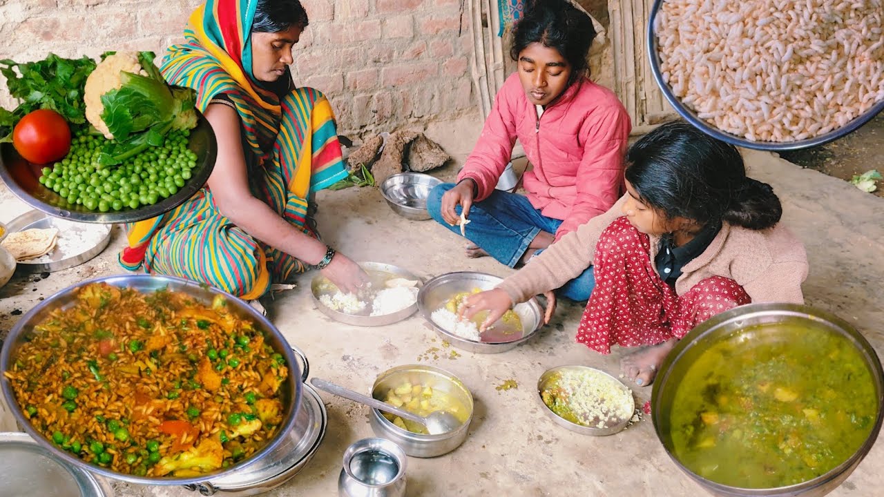 Restaurant se bhi badhiya Lai ke Dane ka malpua banaen sath mein nimona chawal video cooking 