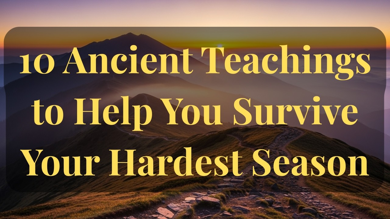 10 древних учений, которые помогут вам пережить самый сложный период в вашей жизни.