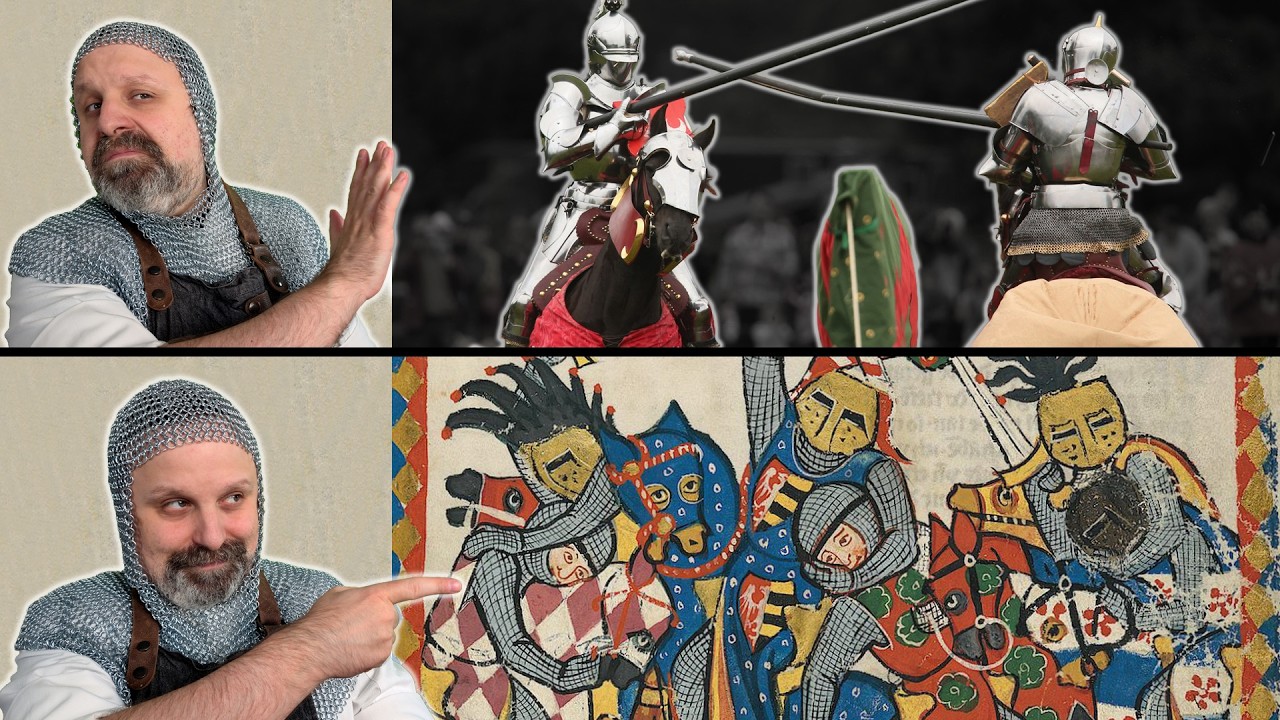 Medieval Knights didn't (really) Joust