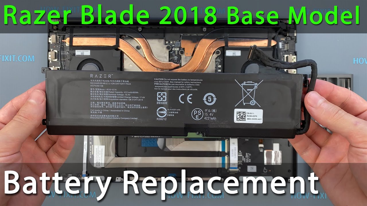 How to Replace Razer Blade 15 Base Model (2018) Battery – Full DIY Tutorial