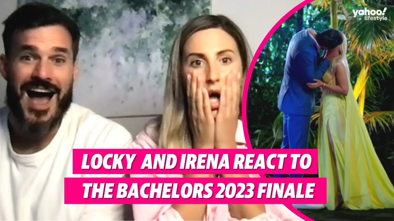 Locky Gilbert and Irena Srbinovska react to The Bachelors 2023 finale | Yahoo Australia