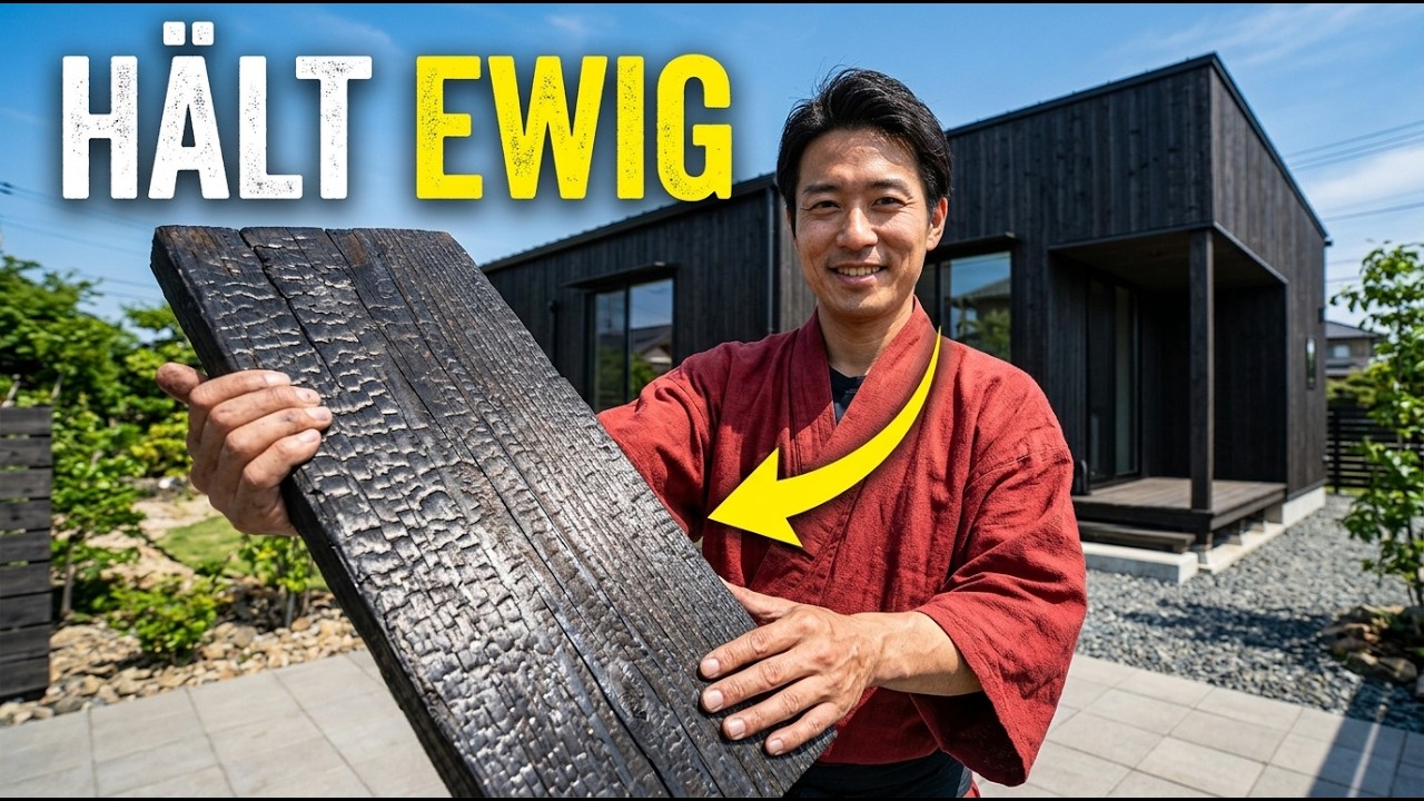 Dieser KOSTENLOSE japanische Trick macht Holz verrottungssicher und feuerbest&auml;ndig. Warum...