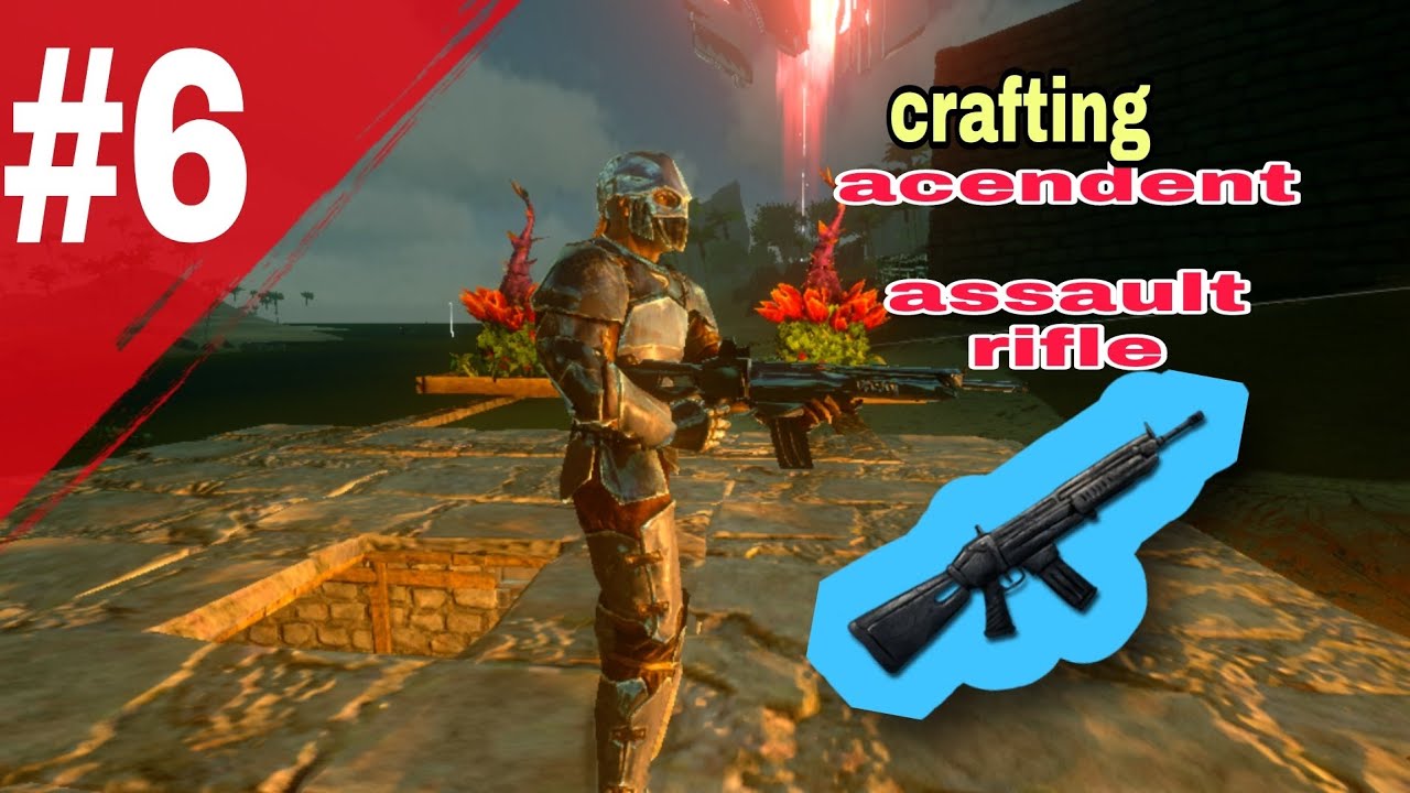 Ark mobile|| making acendent assault rifle || the boss titan series || #6