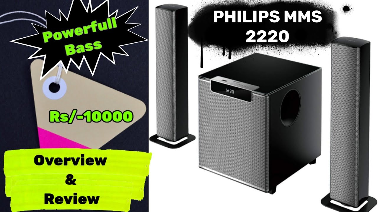 PHILIPS MMS2220B/94 HOME THEATER  120 WATT, CONVERTABLE SOUNDBAR SOUND TEST.