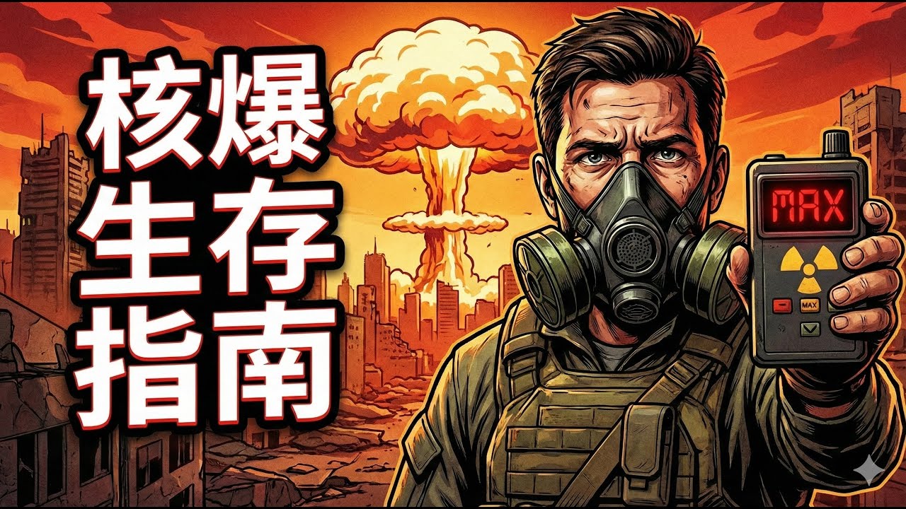 核爆生存指南：美國官方SOP！揭秘「黃金15分鐘」自救鐵則（非電影情節）