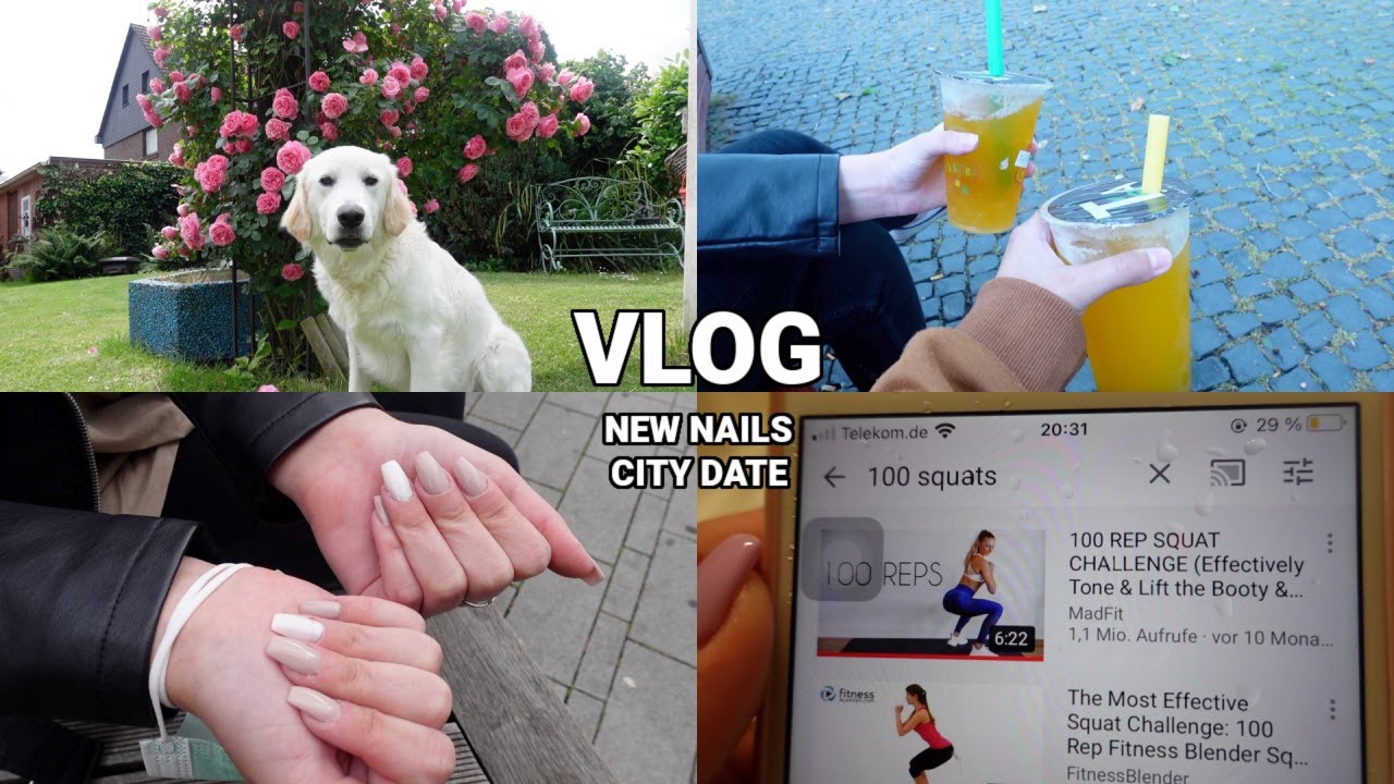 VLOG New Nails,citydate,school days