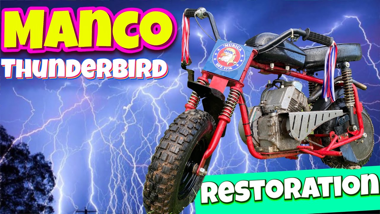 Реставрация минибайка Manco Thunderbird - Tecumseh PowerSport 6 л.с.