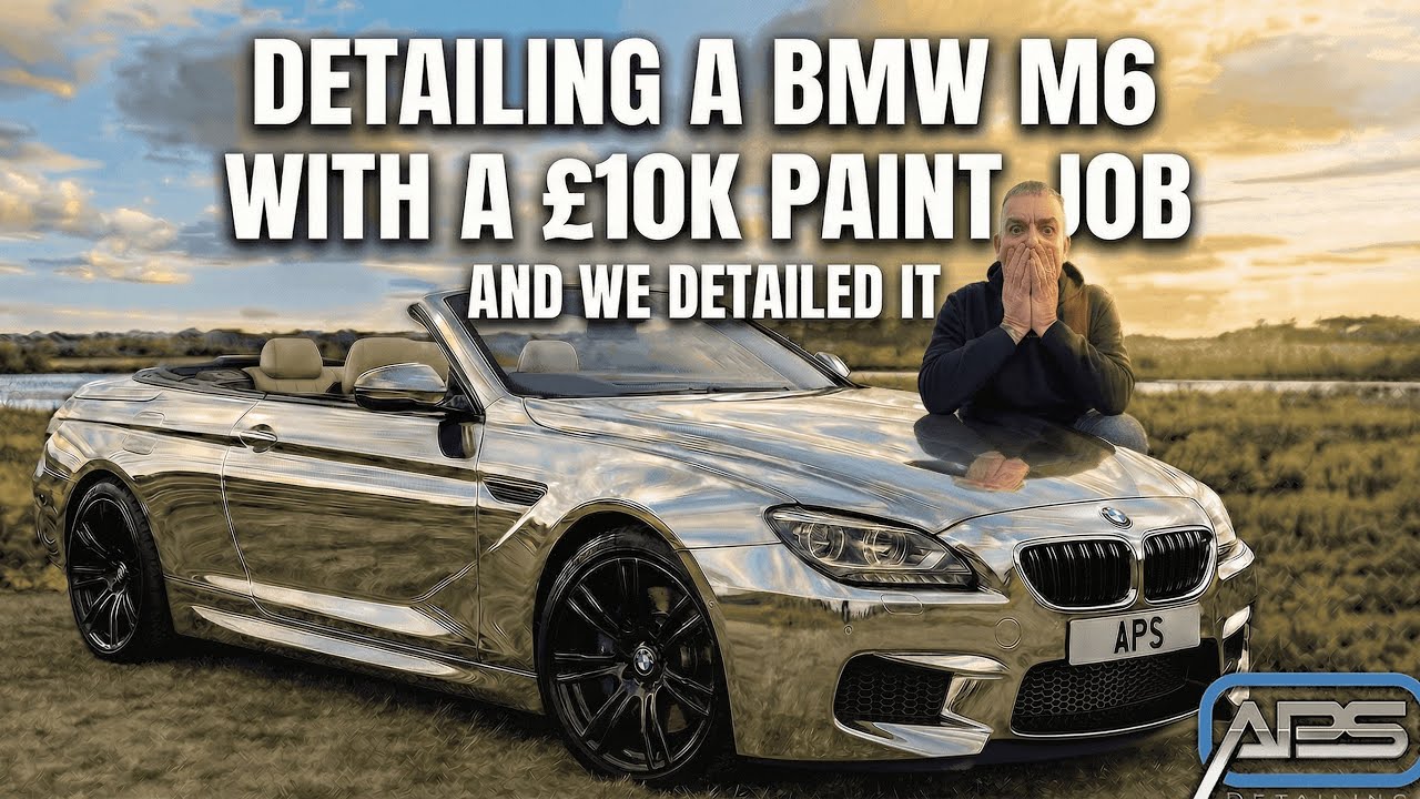 Detailing a BMW M6 with a £10k Factory paint job