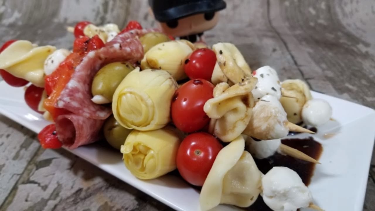 Easy Antipasto Skewers Appetizer