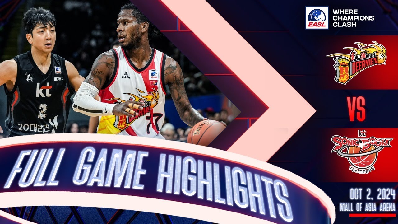 Game Highlights: San Miguel Beermen 81 vs. Suwon KT Sonicboom 87