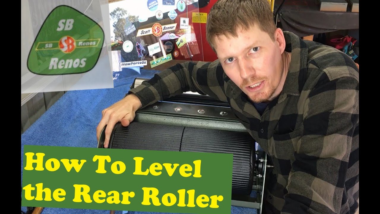 How to level the Rear Roller on a Scott Bonnar Model 45 Cylinder Mower