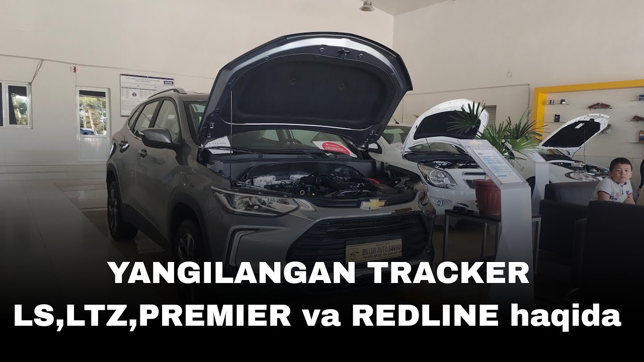 YANGI TRACKER, LS+, LTZ+, PREMIER+ va REDLINE farqi