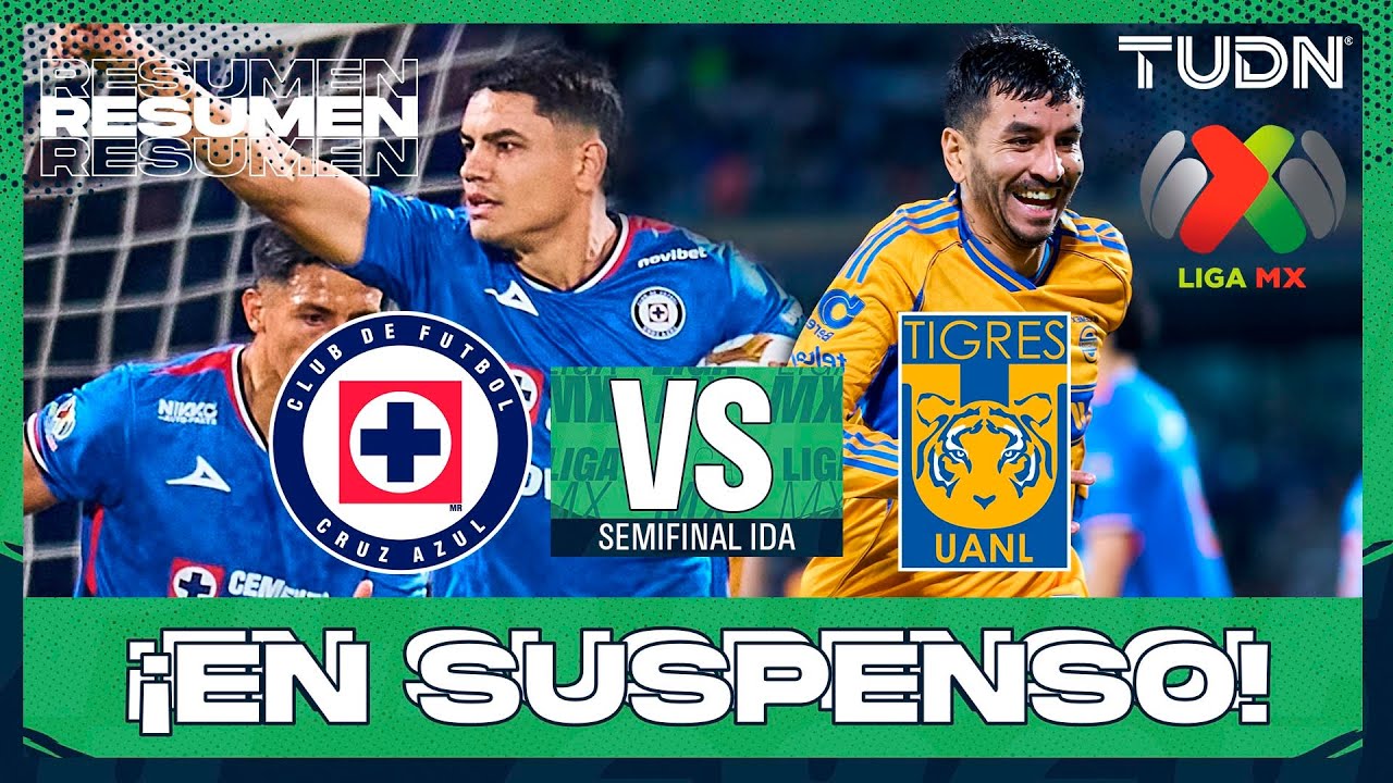 Resumen y goles - Cruz Azul vs Tigres | Liga MX - Semifinales AP25 | TUDN