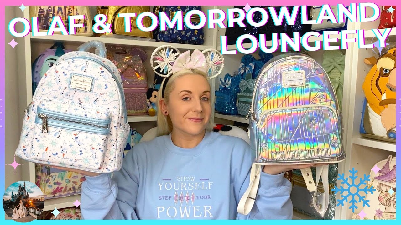 ShopDisney Parks Olaf Bruni Frozen Loungefly Mini Backpack & Tomorrowland Disney Store Unboxing WDW