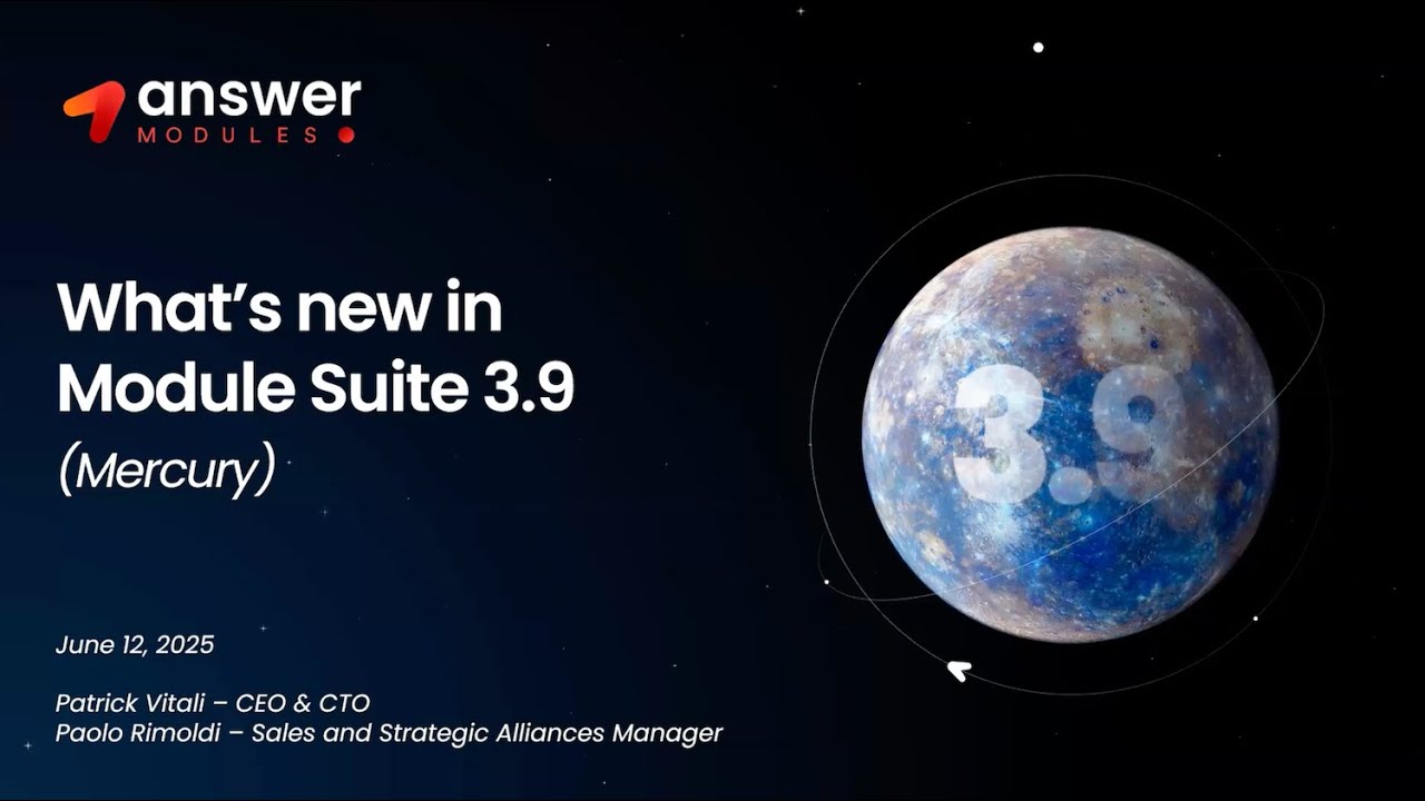 What's new in Module Suite 3.9