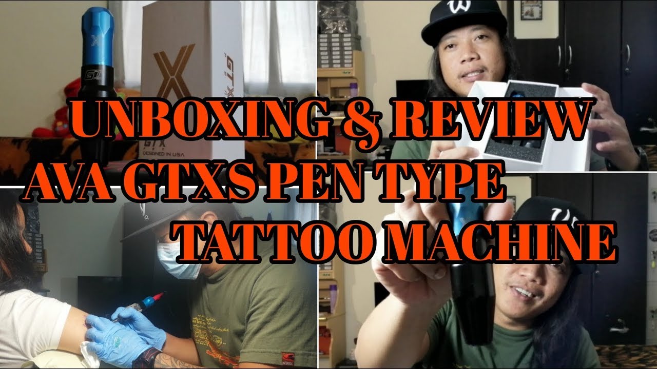 UNBOXING & REVIEW|AVA GTXS PEN TYPE TATTOO MACHINE