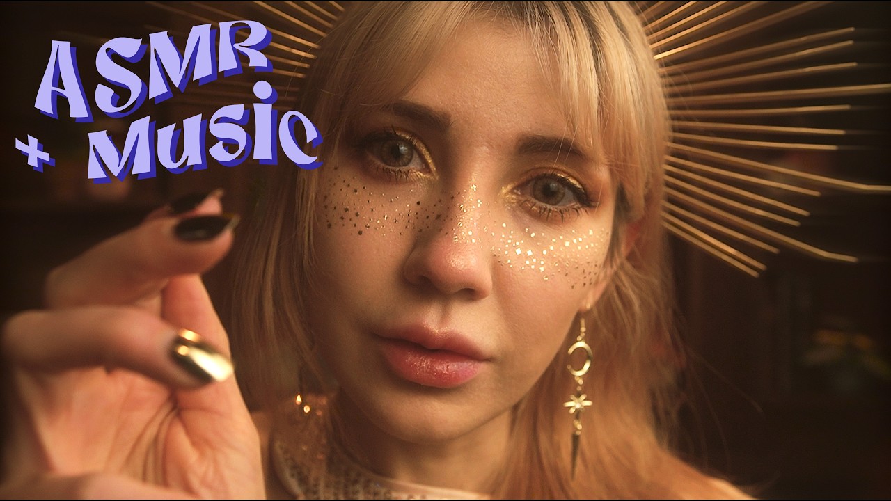 💫 (music version) asmr gold rush! ⭐️ (hypnotic layered sounds, personal attention, visual triggers)