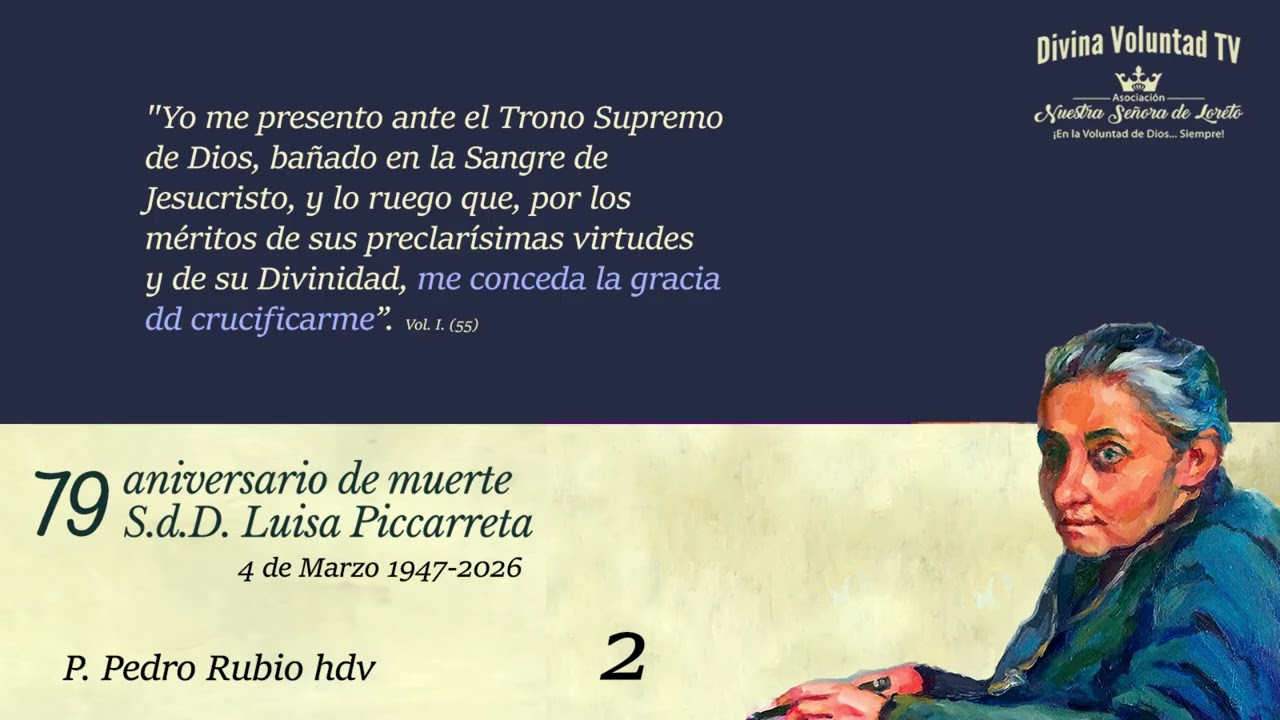 79 Aniversario muerte de la Sierva de Dios Luisa Piccarreta. 4 marzo 2026-2.