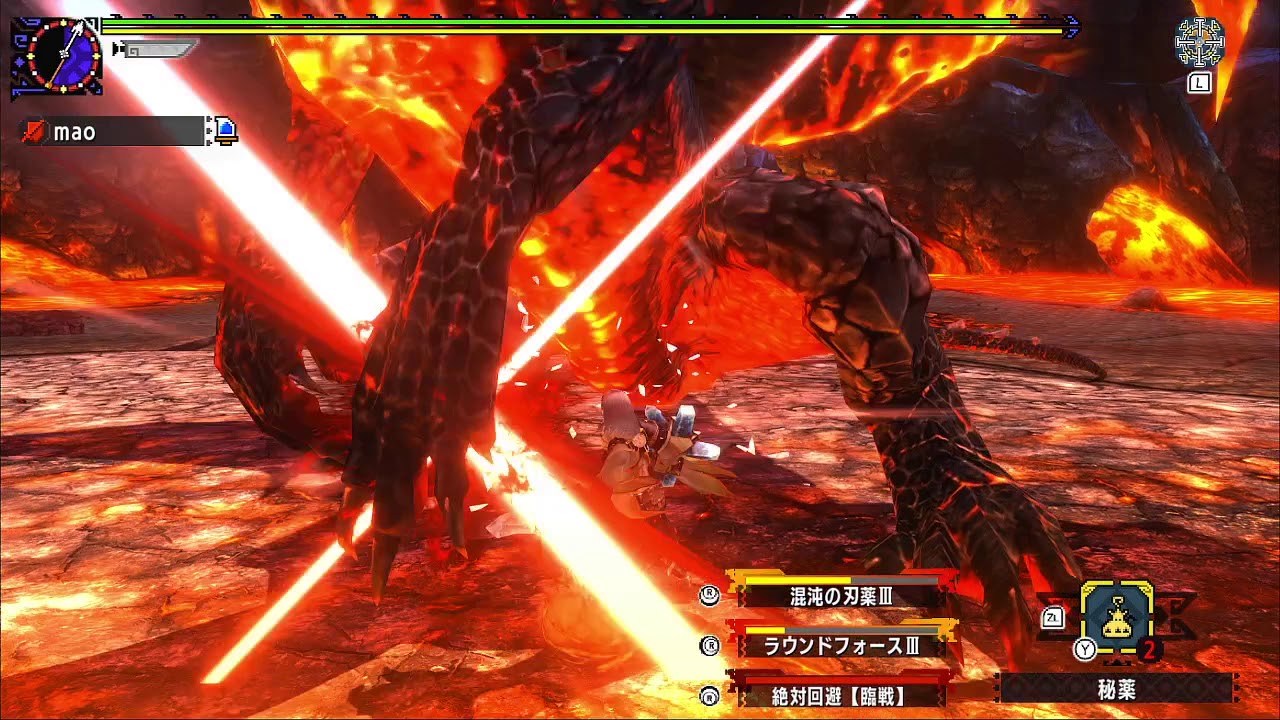 MHXX G4 終末の時 ミラバルカン ストライカー片手剣 11'55"33 | Crimson Fatalis SnS