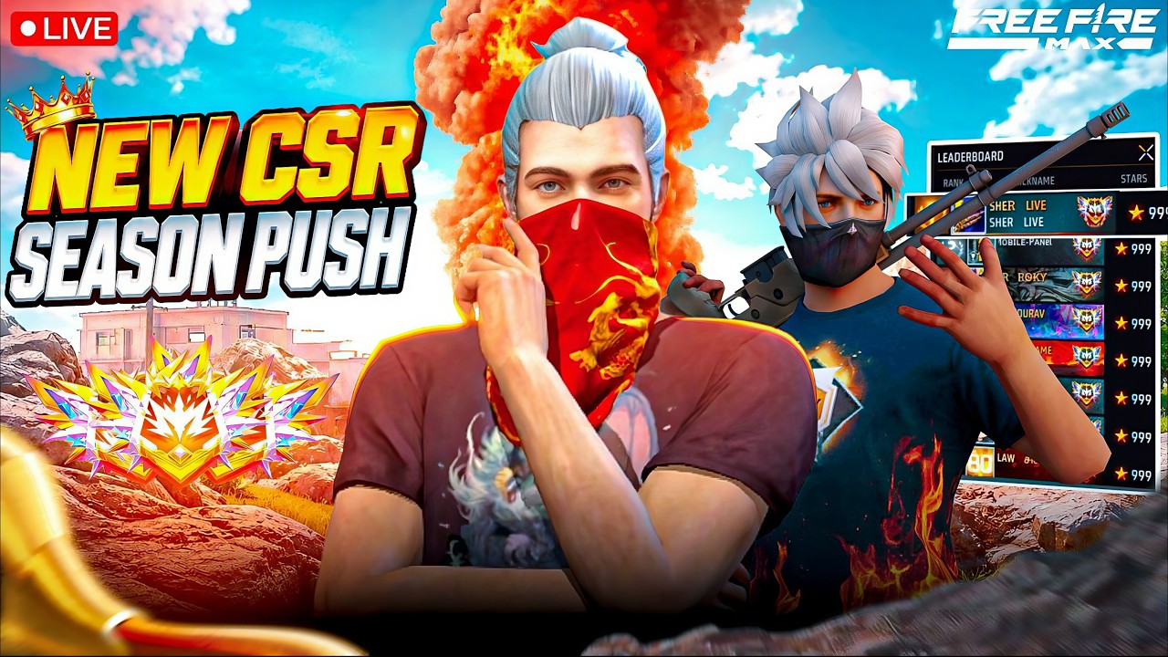AAJ TOO REGION TOP 1 KR KE RHENGE! 🚀GO FOR 300K🔥😎🖥#sherlive#nonstopgaming #freefirelive #rai