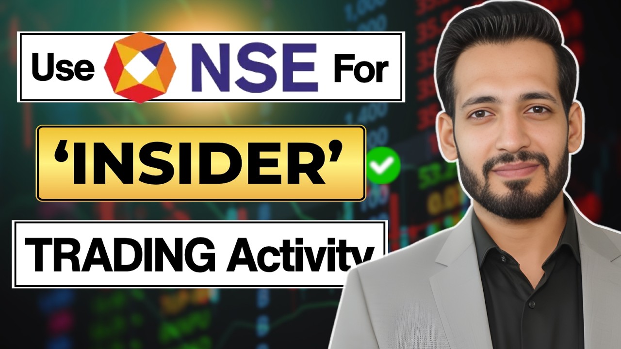 How to Track INSIDER TRADING Activity using NSE Website 📊 | 360 Investing