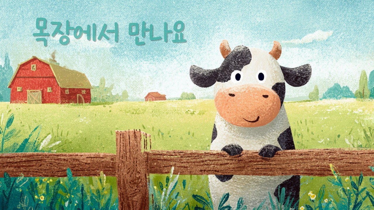 목장에서 만난 친구와 함께하는 즐거운 하루 🐄 행복을 나눠주는 힐링 멜로디