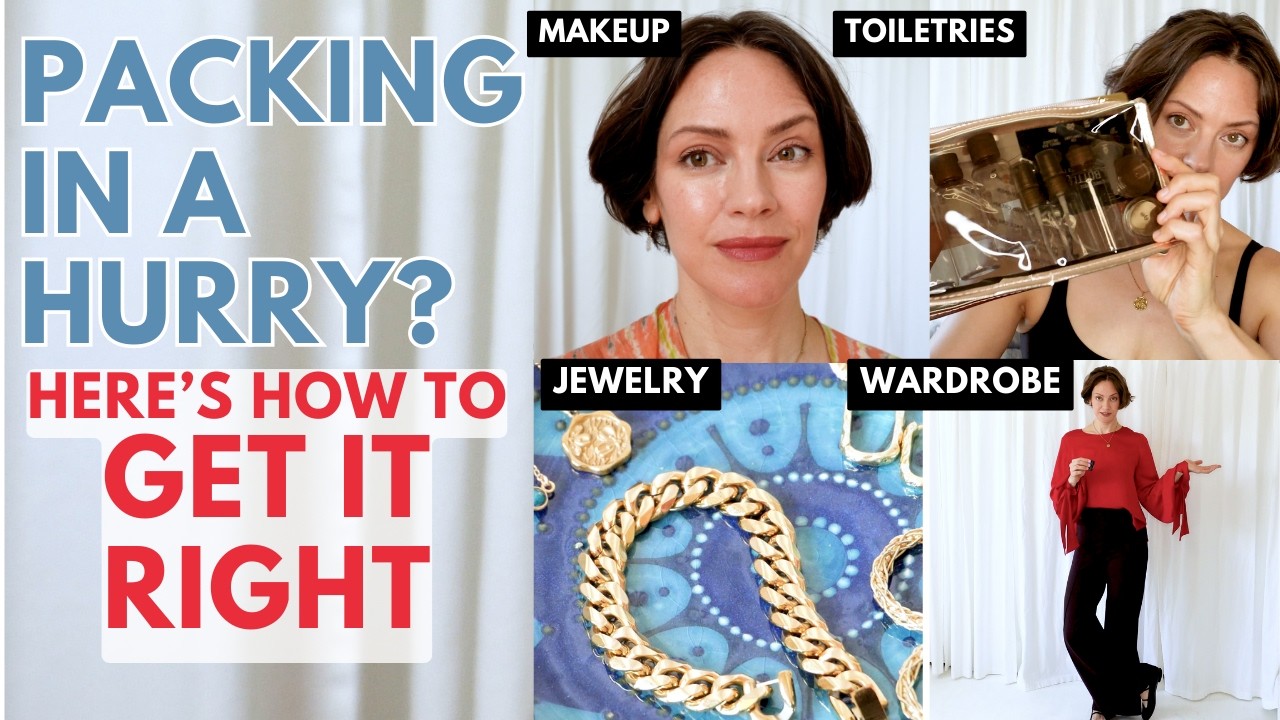 Last minute packing for vacation - How to get your capsule wardrobe right in a hurry