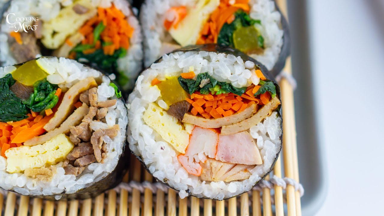 Korean Kimbab : Rolling into flavor | ကိုးရီးယား ထမင်းလိပ်