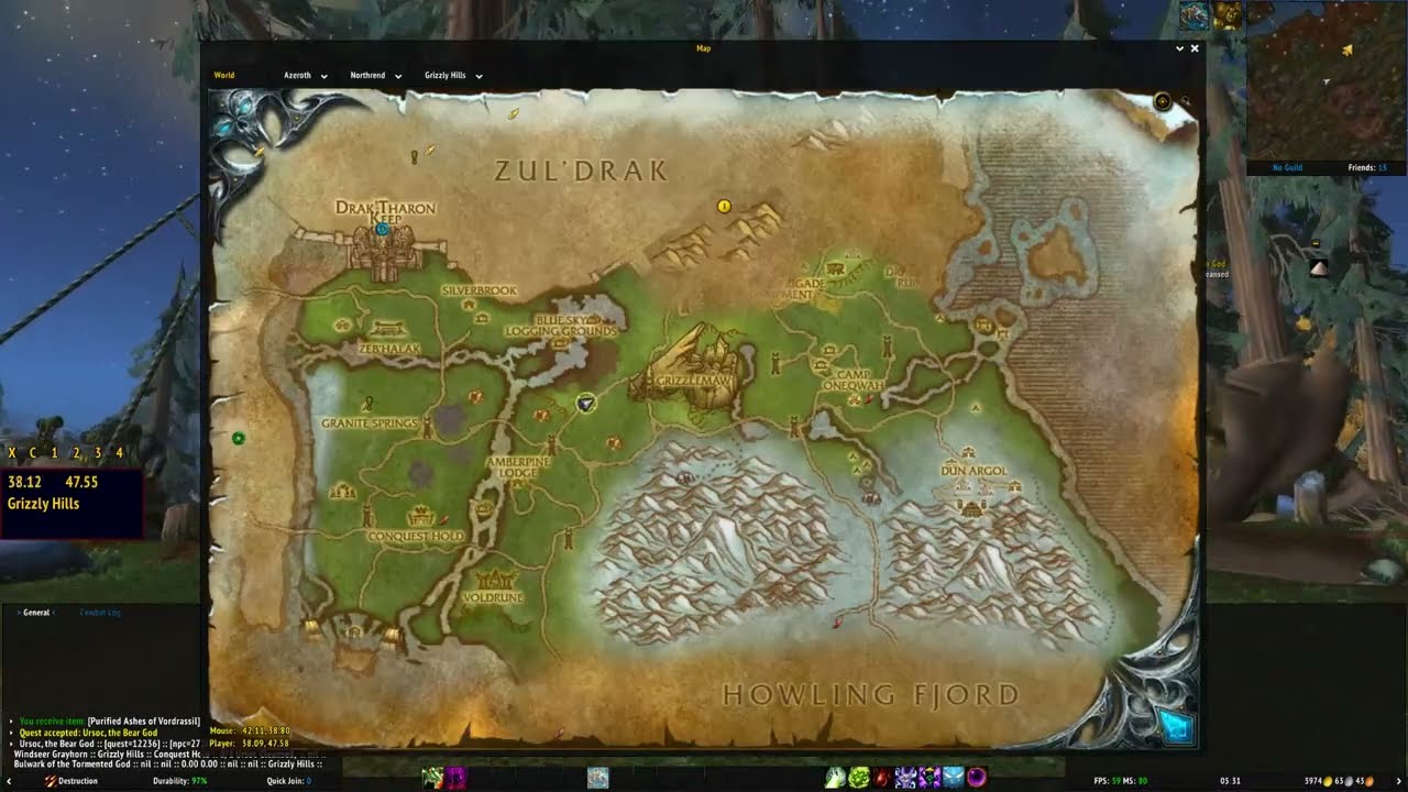 Ursoc, the Bear God WoW Quest