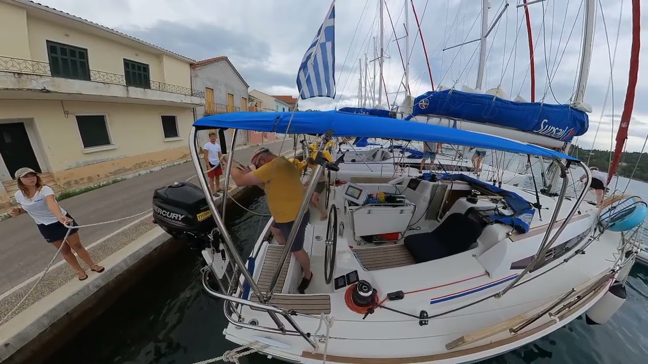 Med mooring at Vathi (in  360)