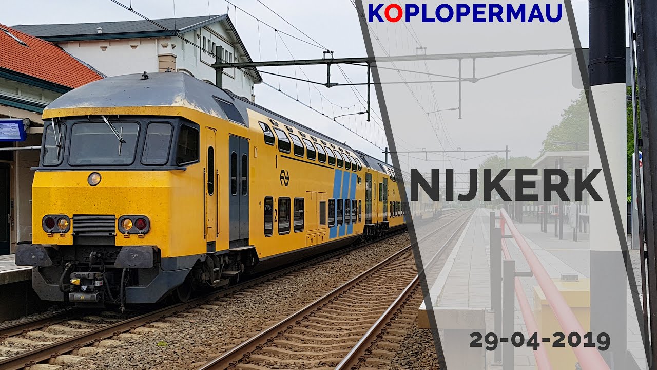 Treinen op station Nijkerk - 29 april 2019