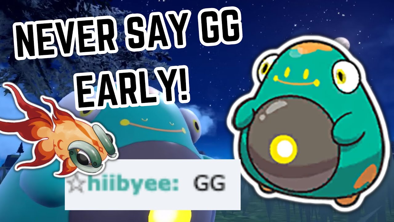 Why you should NEVER say GG early | Pokemon Showdown