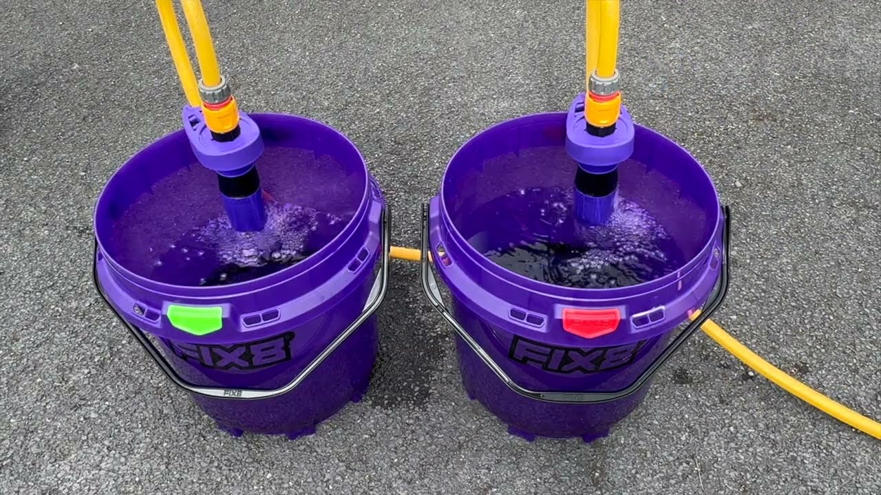 Worlds first ground up designed car wash Buckets with Grit & Iron Guards