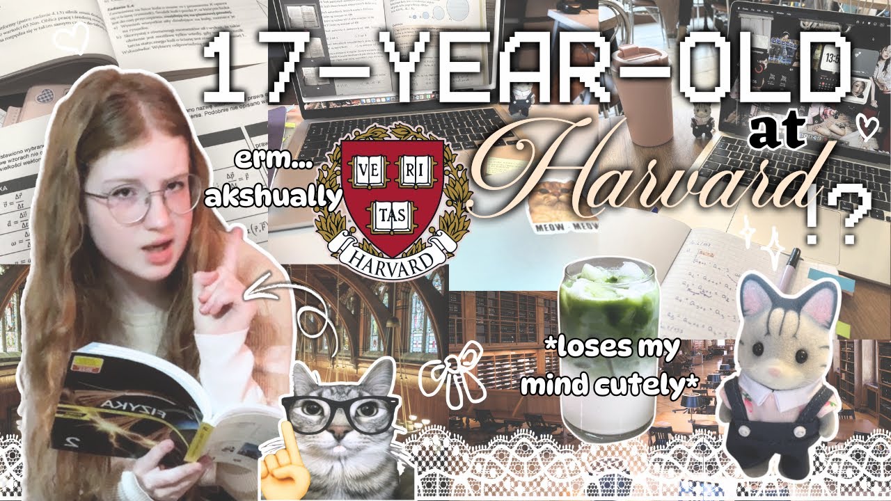 17-YEAR-OLD AT HARVARD?! 🏛️🎓 living like a Harvard student for a WEEK! *I STRUGGLED*. aesthetic vlog