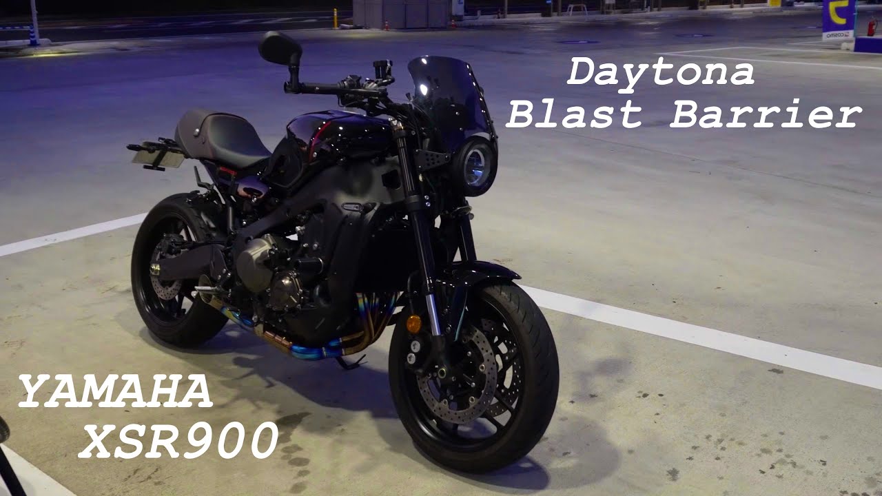 YAMAHA XSR900｜Daytona Blast Barrier Installed｜SPTadao POWERBOX FULL RS Titanium Exhaust🔊