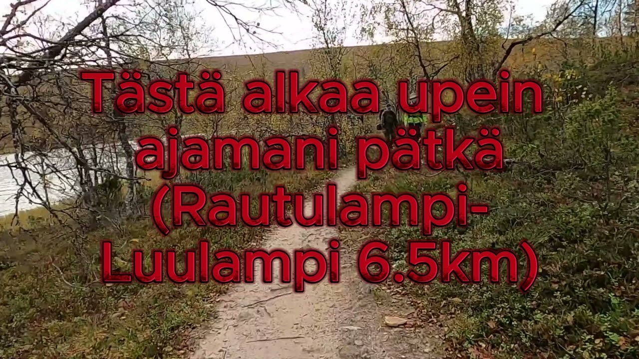 Ruskaretki 2024 10.9 -24 Saariselkä Kiilopää Rautulampi Luulampi Rumakuru Saariselkä